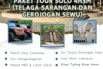 Paket Tour Solo 4 Hari 3 Malam (4H3M): Telaga Sarangan dan Gerojogan Sewu