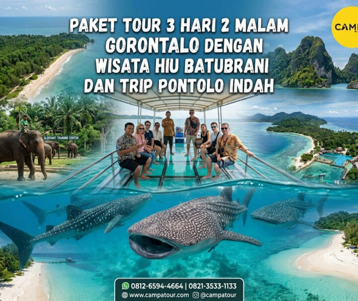 Paket Tour Gorontalo 3 Hari 2 Malam Trip Hiu Batubarani dan Pontolo Indah bersama Campa Tour