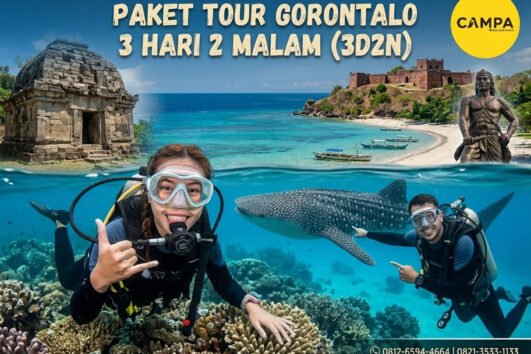 Paket Tour Gorontalo 3 Hari 2 Malam bersama Campa Tour
