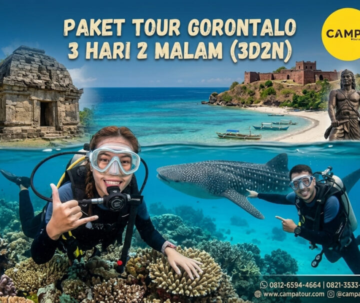Paket Tour Gorontalo 3 Hari 2 Malam bersama Campa Tour