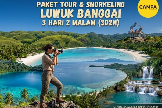 Paket Tour dan Snorkeling Luwuk Banggai 3 Hari 2 Malam (3H2M) bersama Campa Tour