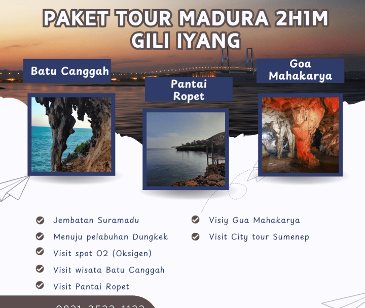 Paket Tour Madura 2 Hari 1 Malam (2H1M): Gili Iyang