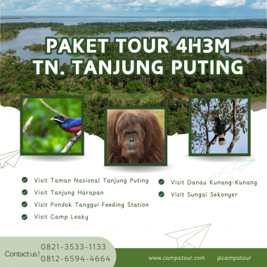 Paket Tour Tanjung Puting 4 Hari 3 Malam (4H3M)