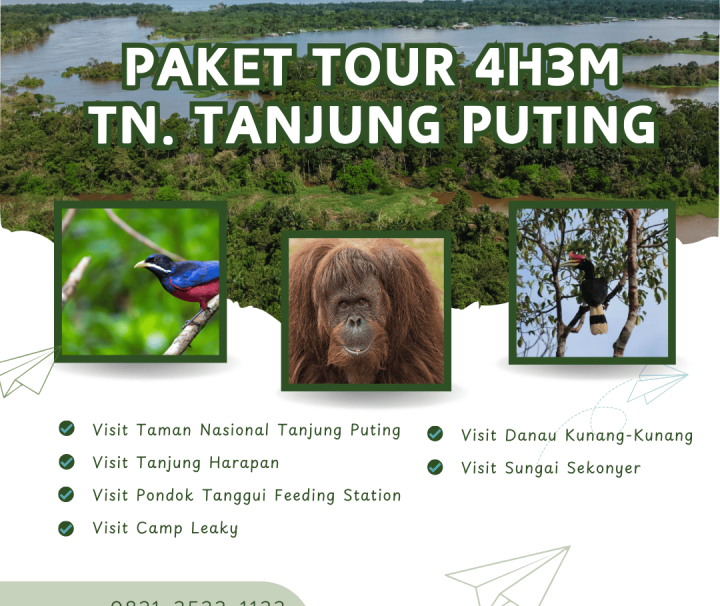 Paket Tour Tanjung Puting 4 Hari 3 Malam (4H3M)