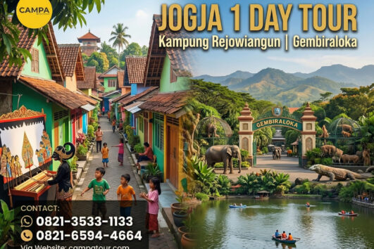 Paket Tour Jogja 1 Hari Kampung Rejowinangun dan Gembiraloka- - Campa Tour