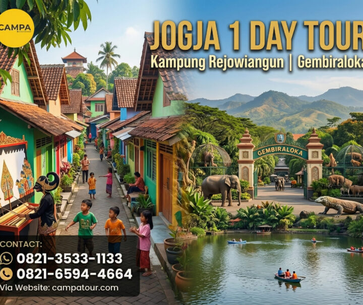 Paket Tour Jogja 1 Hari Kampung Rejowinangun dan Gembiraloka- - Campa Tour