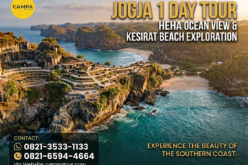 Paket Tour Jogja 1 Hari Pantai Ngobaran, Heha Ocean View, Dan Pantai Kesirat - Campa Tour