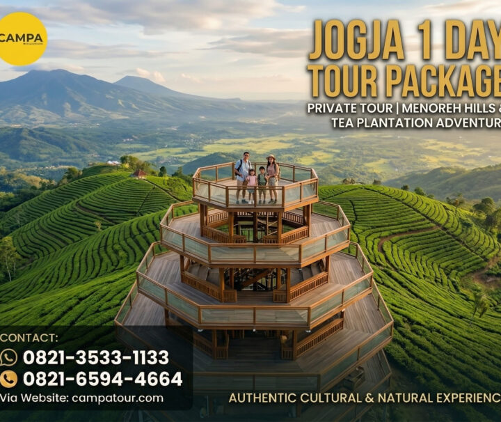 Paket Tour Jogja 1 Hari Tumpeng Menoreh, Kebun Teh Nglinggo, Studio Gamplong - Campa Tour
