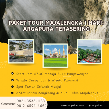 Paket Tour Majalengka 1 Hari: Argapura Terasering