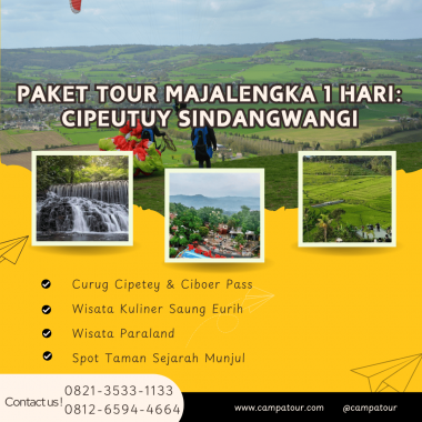 Paket Tour Majalengka 1 Hari: Cipeutuy Sindangwangi