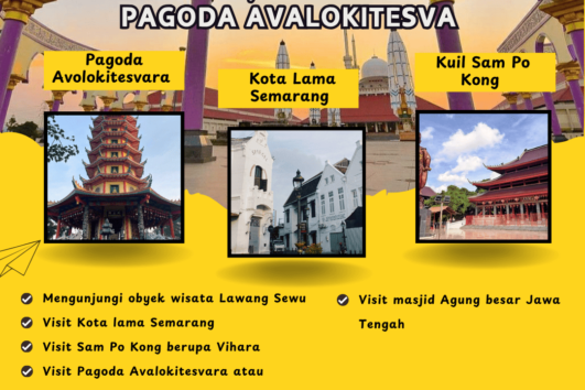 Paket Tour Semarang 1 Hari: Lawang Sewu, Sam Po Kong dan Pagoda Avalokitesva