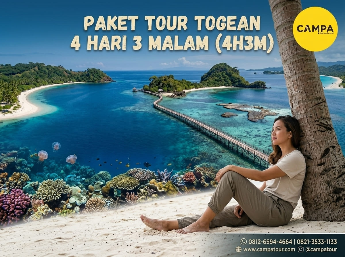 Paket Tour Togean 4 Hari 3 Malam (4H3M) bersama Campa Tour