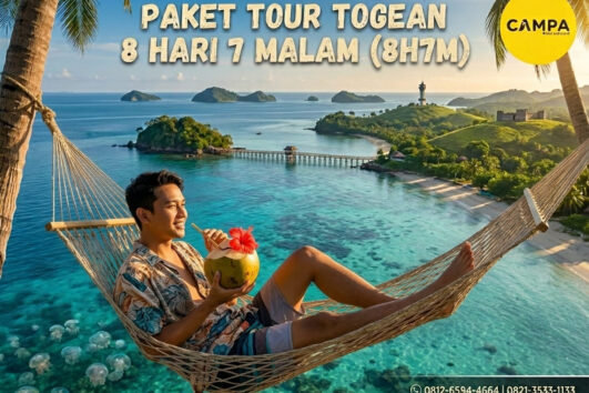 Paket Tour Togean 8 Hari 7 Malam (8H7M) bersama Campa Tour