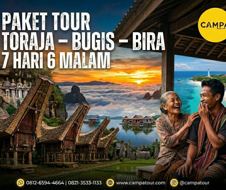 Paket Tour Toraja – Bugis – Bira 7 Hari 6 Malam bersama Campa Tour