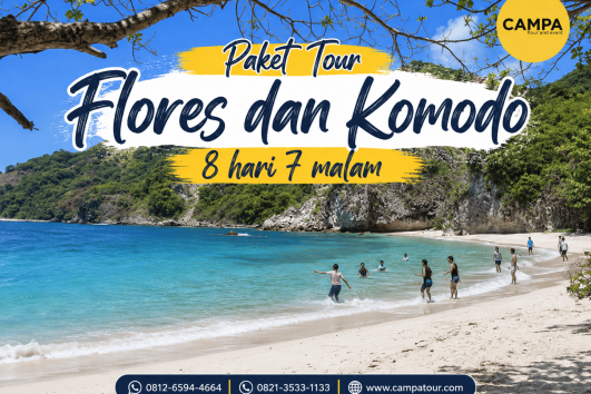 Paket Tour Flores dan Komodo 8 hari 7 malam bersama Campa Tour