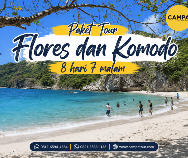 Paket Tour Flores dan Komodo 8 hari 7 malam bersama Campa Tour
