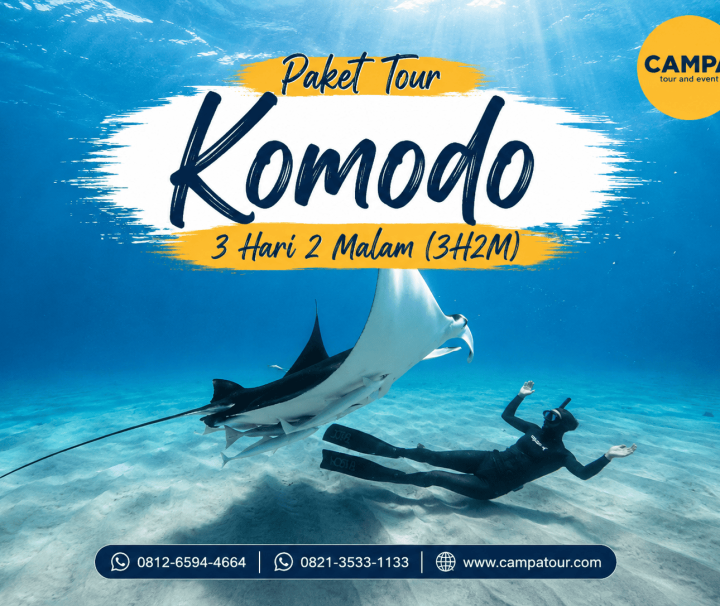 Paket Tour Wisata Komodo 3 Hari 2 Malam (3H2M) bersama Campa Tour