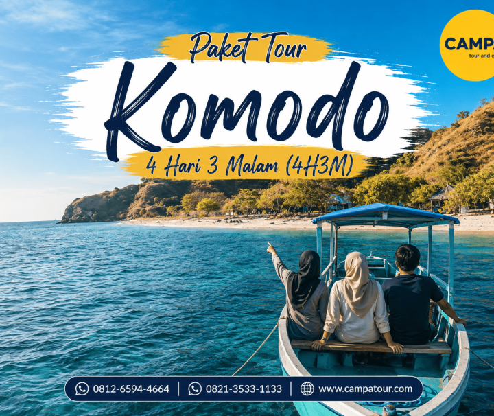 Paket Tour Wisata Komodo 4 Hari 3 Malam (4H3M) bersama Campa Tour