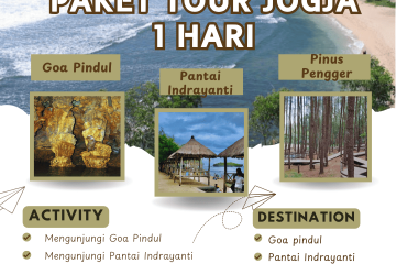 Paket Tour Jogja 1 Hari: Goa Pindul, Pantai Indrayanti Dan Pinus Pengger