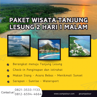 Paket Tour Tanjung Lesung 2 Hari 1 Malam (2H1M)