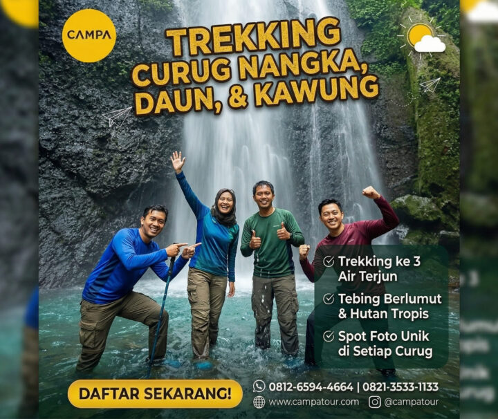 Trekking Curug Nangka, Curug Daun & Curug Kawung - Campa Tour