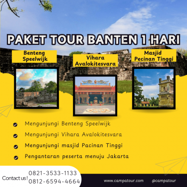Paket Tour Banten 1 Hari: Benteng Speelwijk, Vihara Avalokitesvara Dan Masjid Pacinan Tinggi