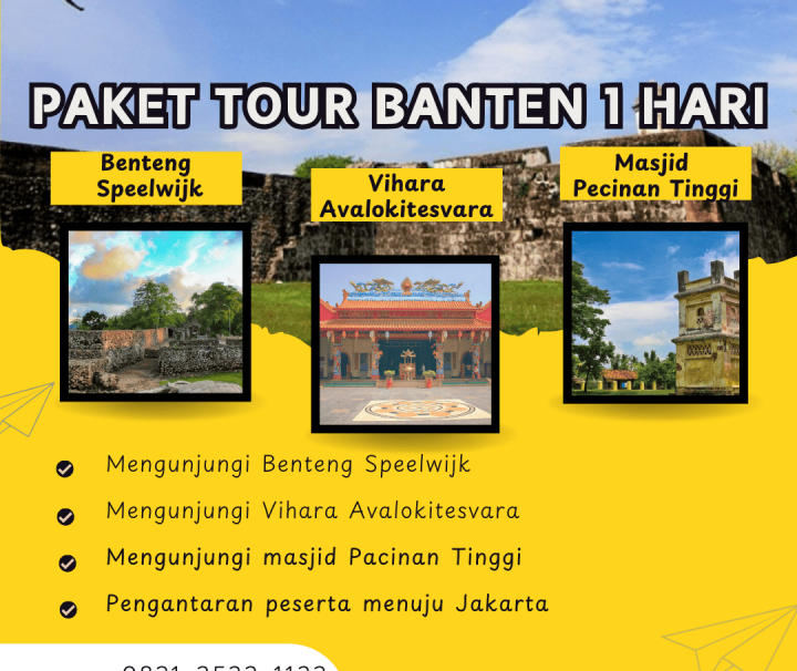 Paket Tour Banten 1 Hari: Benteng Speelwijk, Vihara Avalokitesvara Dan Masjid Pacinan Tinggi