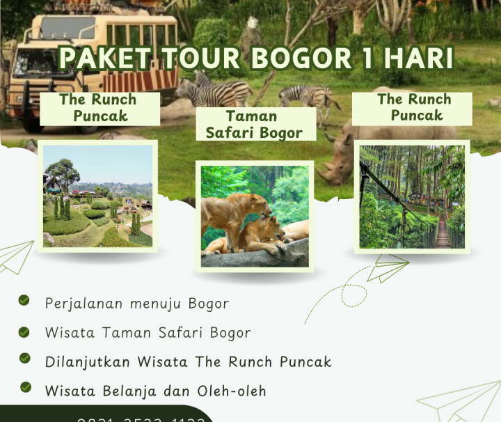Paket Tour Bogor 1 Hari: Kebun Raya Cibodas Dan Kebun Teh Puncak