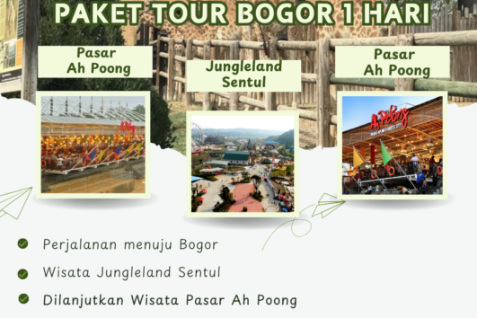 Paket Tour Bogor 1 Hari: Jungleland Sentul Dan Pasar Ah Poong