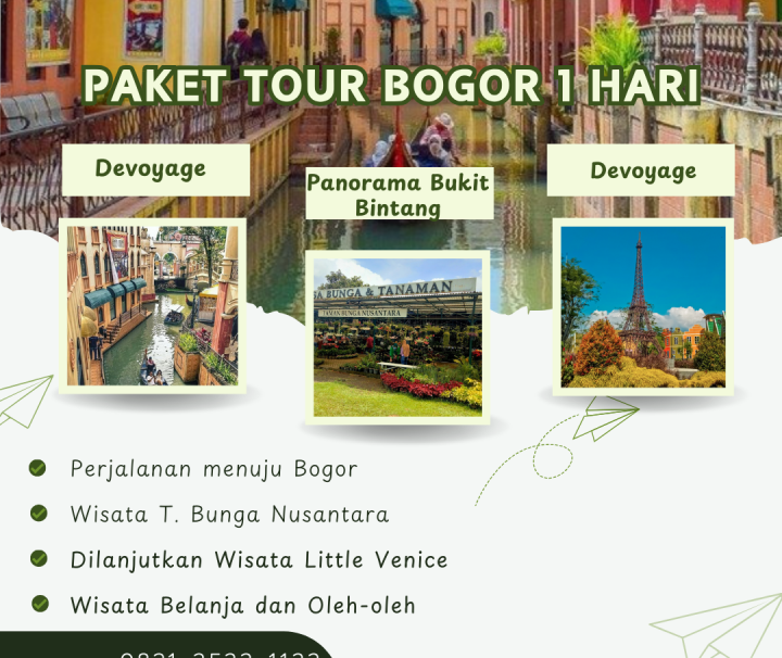 Paket Tour Bogor 1 Hari: Panorama Bukit Bintang, Dan Devoyage Bogor
