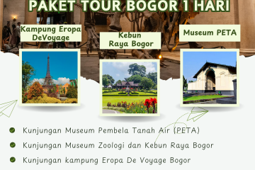 Paket Tour Bogor 1 Hari: Museum Pembela Tanah Air (Peta), Museum Zoologi, Kebun Raya Dan De Voyage