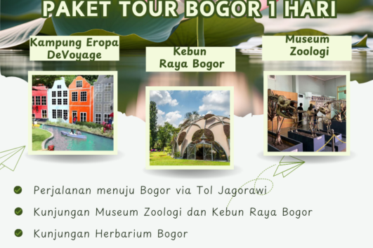 Paket Tour Bogor 1 Hari: Museum Zoologi, Kebun Raya Bogor, Herbarium Dan Kampung Eropa De Voyage Bogor