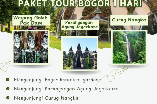 Paket Tour Bogor 1 Hari: Bogor Botanical Gardens, Parahyangan Agung Jagatkartta, Curug Nangka Dan Wayang Golek Pak Dase