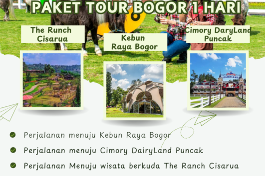 Paket Tour Bogor 1 Hari: Kebun Raya, Cimory Dairyland Dan The Runch Cisarua