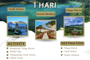 Paket Tour Dieng 1 Hari: Telaga Warna, Candi Arjuna, Dan Kawah Sikidang Dieng