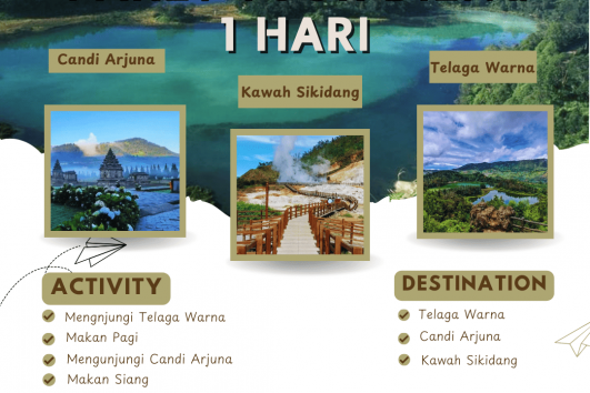 Paket Tour Dieng 1 Hari: Telaga Warna, Candi Arjuna, Dan Kawah Sikidang Dieng
