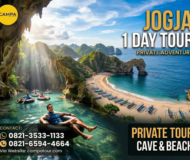 Paket Tour Jogja 1 Hari Cave Tubing Pindul, Pantai Baron Dan Pantai Kukup - Campa Tour
