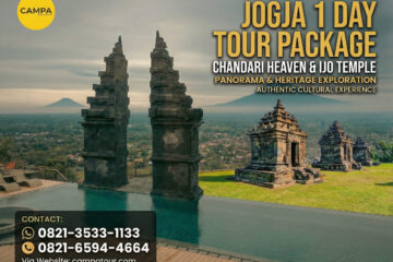 Paket Tour Jogja 1 Hari Chandari Heaven, Obelix Hills, Candi Ijo Dan Tebing Breksi - Campa Tour
