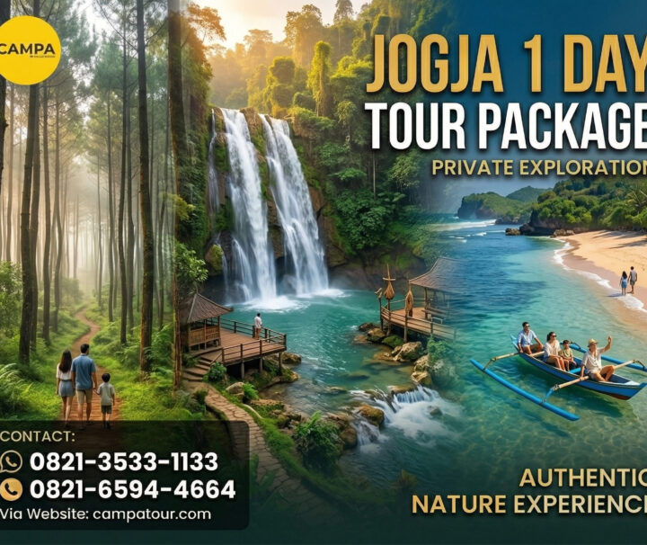 Paket Tour Jogja 1 Hari Goa Rancang Kencono, Air Terjun Sri Gethuk, Pantai Sadranan - Campa Tour
