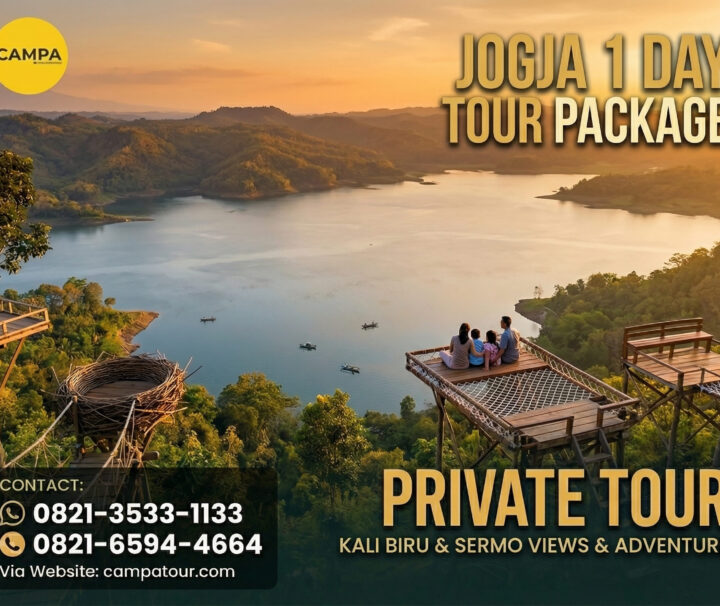 Paket Tour Jogja 1 Hari Kalibiru, Air Terjun Kembangsoka, Dan Waduk Sermo - Campa Tour