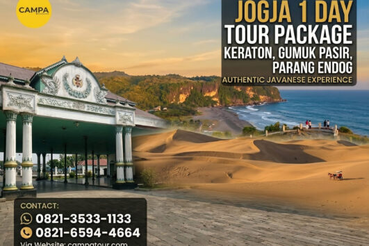 Paket Tour Jogja 1 Hari Keraton, Museum Kereta Kencana, Gumuk Pasir, Parang Endog - Campa Tour