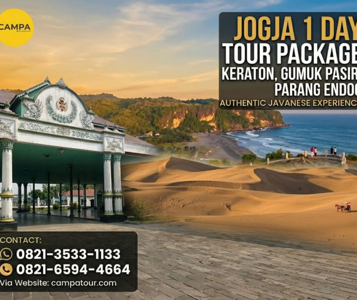 Paket Tour Jogja 1 Hari Keraton, Museum Kereta Kencana, Gumuk Pasir, Parang Endog - Campa Tour
