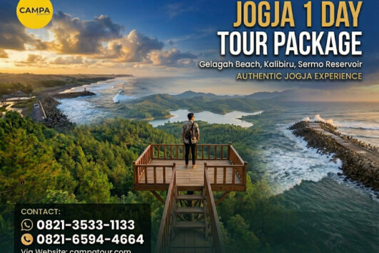 Paket Tour Jogja 1 Hari Pantai Glagah, Kalibiru Dan Waduk Sermo - campa tour