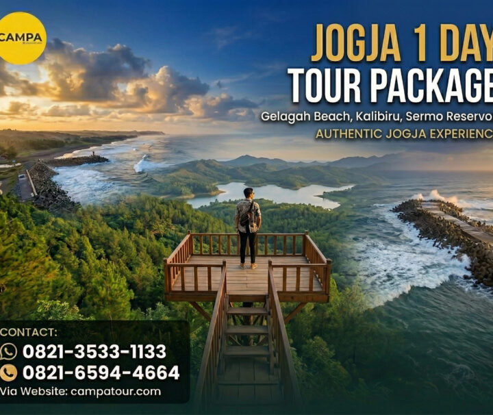 Paket Tour Jogja 1 Hari Pantai Glagah, Kalibiru Dan Waduk Sermo - campa tour