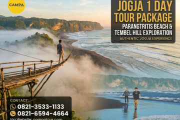 Paket Tour Jogja 1 Hari Pantai Parangtritis, Puncak Becici, Jurang Tambelan Dan Heha Sky View - Campa Tour