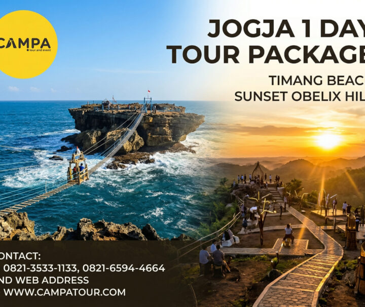Paket Tour Jogja 1 Hari Pantai Timang, Explore De Mangol Dan Sunset Obelix Hill - Campa Tour
