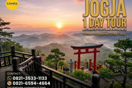 Paket Tour Jogja 1 Hari Puncak Mangunan, Bukit Panguk Kediwung, Dan Little Tokyo - Campa Tour