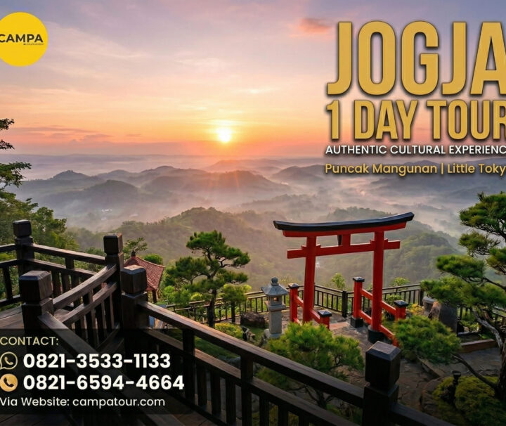 Paket Tour Jogja 1 Hari Puncak Mangunan, Bukit Panguk Kediwung, Dan Little Tokyo - Campa Tour