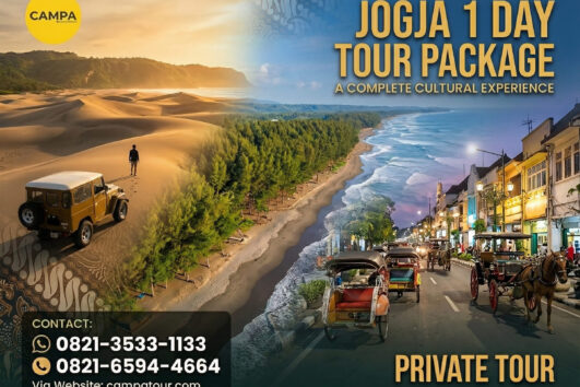 Paket Tour Jogja 1 Hari Taman Pintar, De Walik (Upside Down World), Gumuk Pasir Dan Pantai Cemara Sewu - Campa Tour
