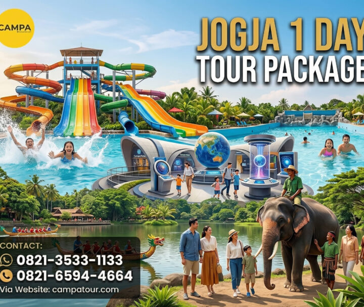 Paket Tour Jogja 1 Hari Taman Pintar, Gembira Loka Zoo, Dan Jogja Bay Waterpark - Campa Tour